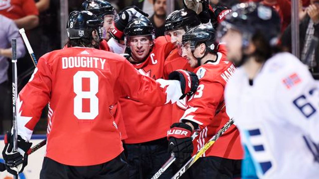 Canada beats Team Europe 3-1 in Game 1 of World Cup finals